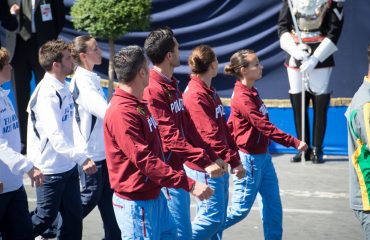 Gli atleti della Polizia alla Parata del 2 giugno