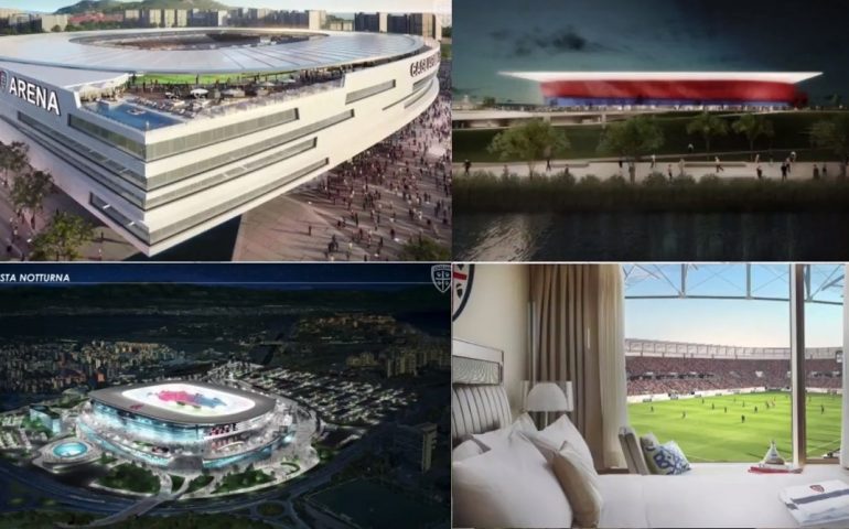 I progetti del futuro stadio del cagliari