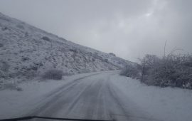 La neve a Fonni - Foto della sindaca Daniela Falconi