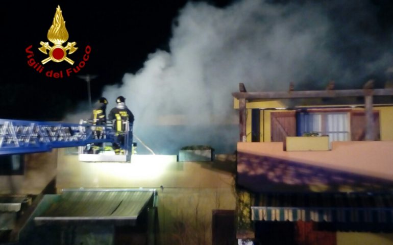Quartu Sant’Elena. A fuoco la veranda di una villetta in via Egadi