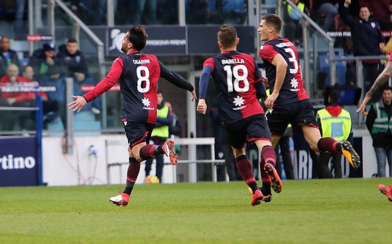 Cigarini e Sau, gol pesanti per la classifica: il Cagliari spazza via la Spal per 2-0