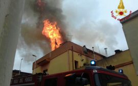 incendio Monastir