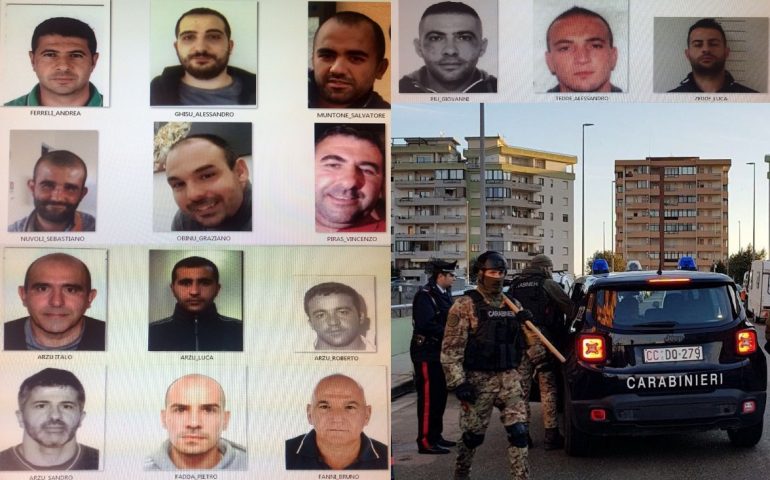 maxi operazione droga spaccio carabinieri sardegna