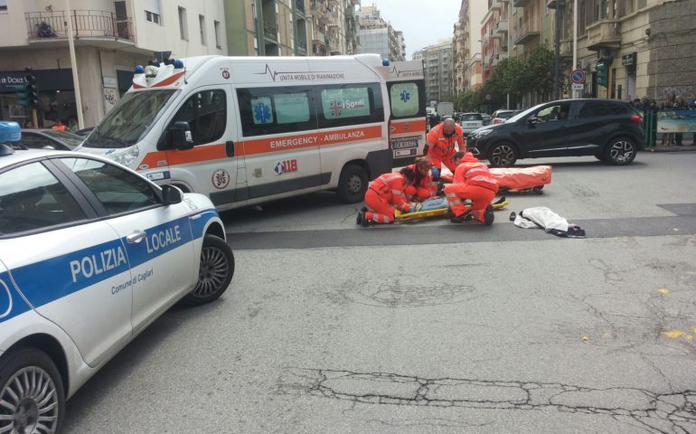 Incidente ambulanza polizia municipale via san benedetto