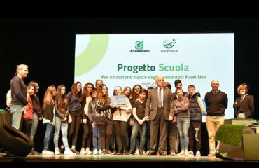 La III G dell'Istituto Pascoli-Nivola di Assemini premiata da Legambiente