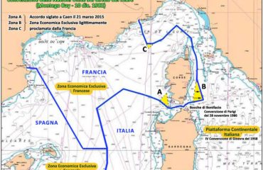 Trattato di Caen confini mare italia Francia