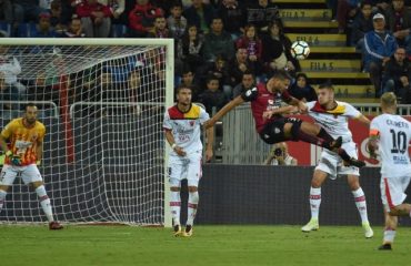 cagliari benevento gol pavoletti