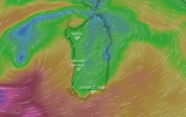 meteo sardegna vento