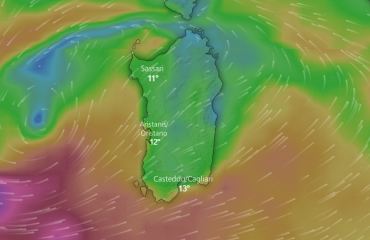 meteo sardegna vento