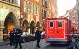 Attentato a Muenster - Foto Afp