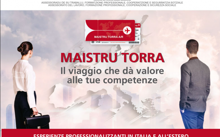 Bando alle ciance. Al via il progetto “Maistru Torra”: 1,3 milioni di euro per la formazione professionale, in Italia e all’estero