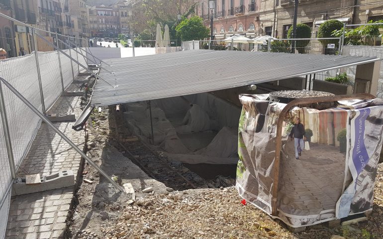 Lavori in corso Vittorio Emanuele II - Foto di Fabrizio Marcello