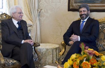 Mattarella e Roberto Fico