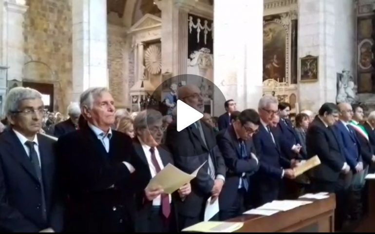 (FOTO E VIDEO) Ecco il Padre Nostro in sardo: in Cattedrale a Cagliari la prima storica messa tutta in limba
