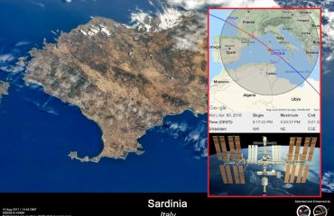 Sardegna vista dallo spazio - Foto Ignazio Magnani