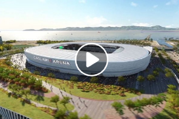 Video nuovo stadio del Cagliari