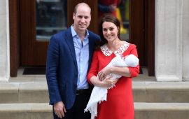 William e Kate con il piccolo Louis