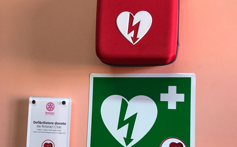 Il Rotary donerà 4 defibrillatori al Comune di Cagliari e al Ctm