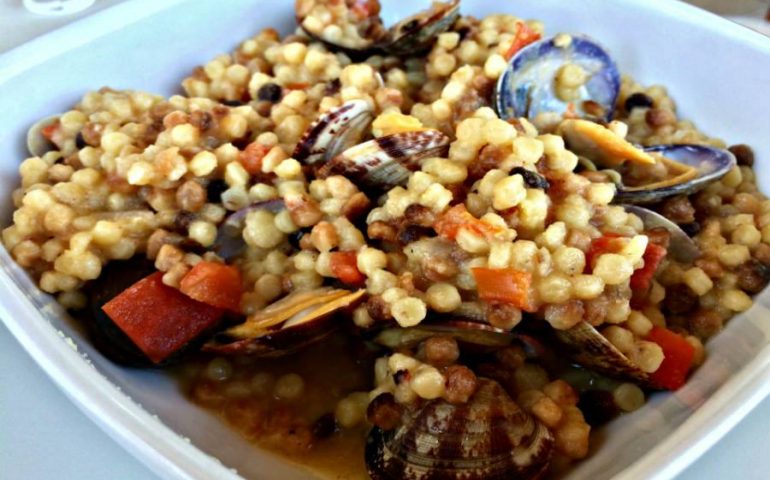 Le specialità gastronomiche della Sardegna proposte dal Gambero Rosso: sa fregula