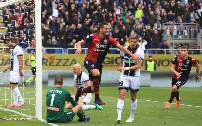 Ceppitelli e Pavoletti condannano Oddo: il Cagliari batte l’Udinese per 2-1