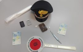 Arresto Selargius Carabinieri droga hashish cocaina