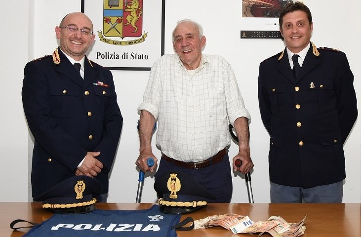 Nonnino di mamoiada la polizia ritrova i suoi soldi