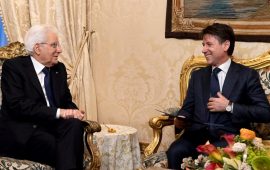 Sergio Mattarella e Giuseppe Conte