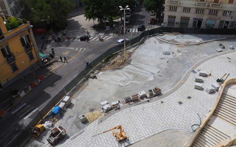 Piazza Costituzione. La nuova piazza prende forma