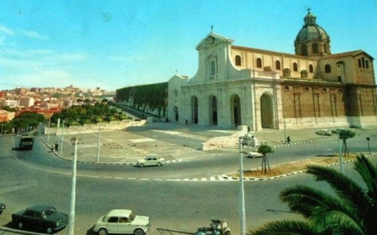 La Cagliari che non c’è più: la basilica di Bonaria nel 1965