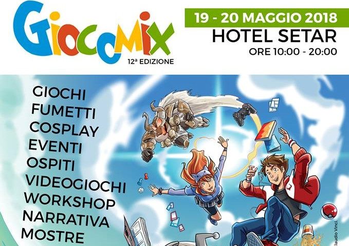 GioCoMix 2018: tutto pronto per il Festival del Gioco e del Fumetto a Cagliari, Hotel Setar