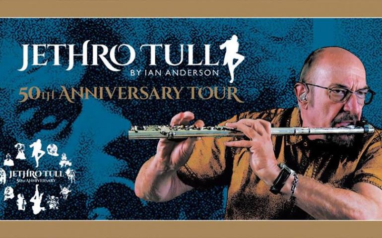 Sabato 21 Luglio all’Arena Sant’Elia di Cagliari Ian Anderson presenterà “JETHRO TULL 50th Anniversary Tour”