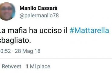 tweet contro mattarella