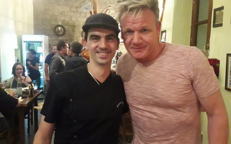 Gordon Ramsay a pranzo da Seagull a Telti in Sardegna