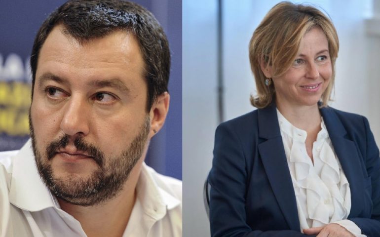 Matteo Salvini e Giulia Grillo
