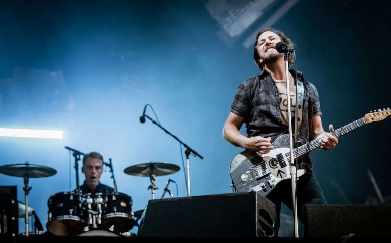 Pearl Jam in uno degli ultimi concerti