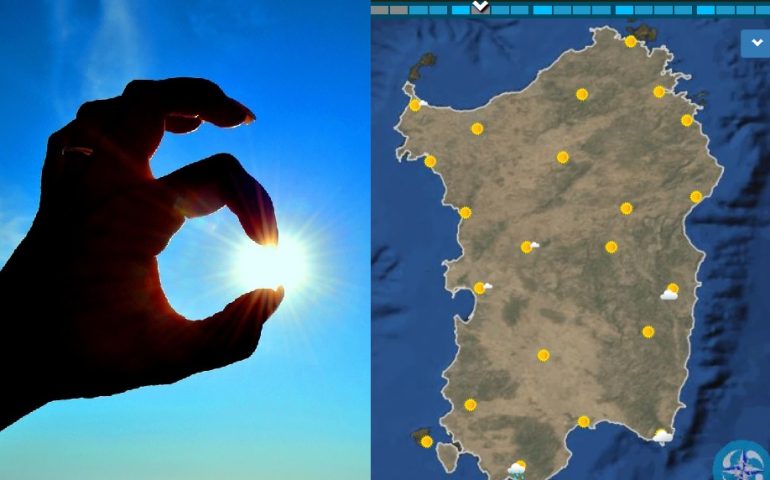 Sole Sardegna meteo estate caldo