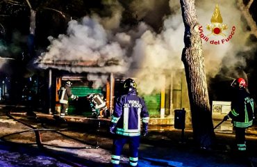 incendio viale buoncammino