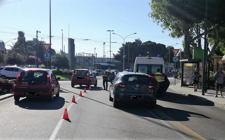 pedone investito viale diaz