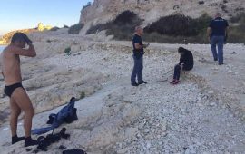 ragazza salvata a Calamosca
