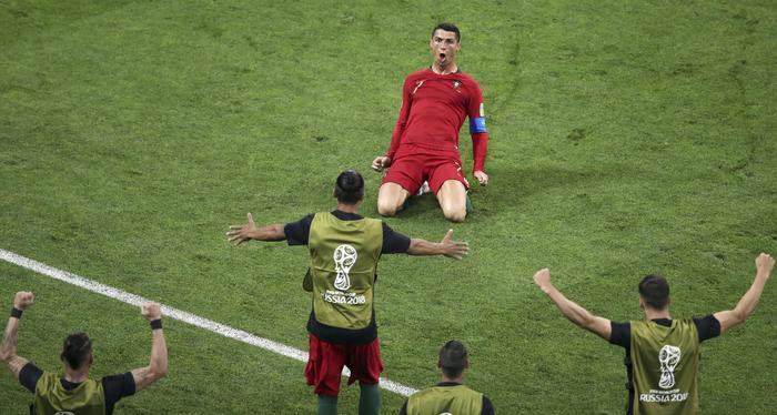 Mondiali giorno 2: super Cristiano Ronaldo contro la Spagna, l’Iran batte il Marocco, Uruguay di misura