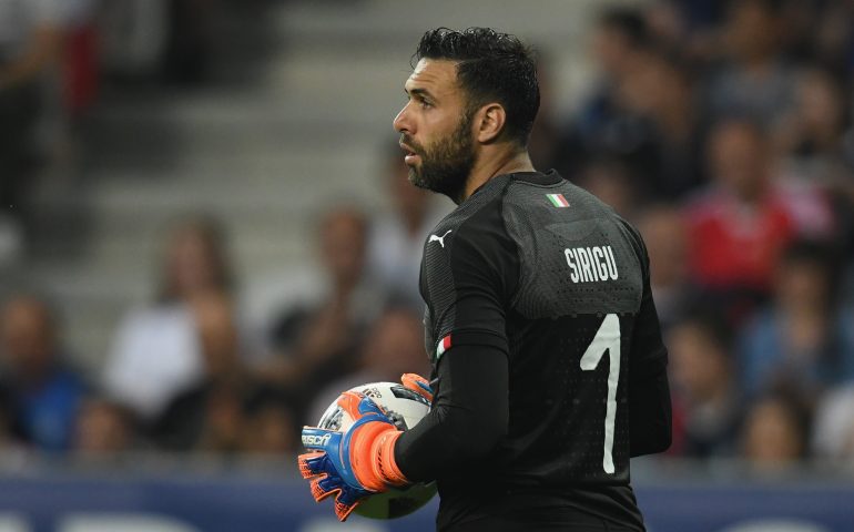 Salvatore Sirigu titolare nell’amichevole persa dall’Italia 1-3 a Nizza contro la Francia