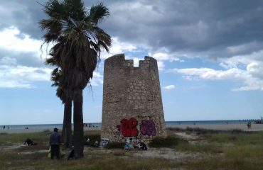 La Torre spagnola del Poetto