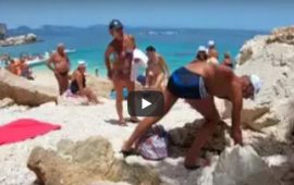 video franco cerniglia turisti cala mariolu