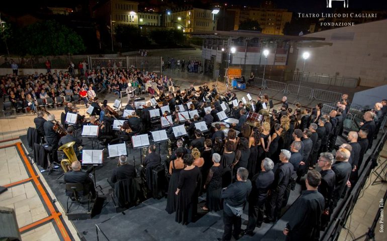 Inaugurata sotto le stelle la stagione estiva del Teatro lirico di Cagliari
