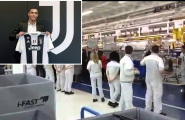 Cristiano Ronaldo Juventus operai Melfi sciopero