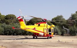 Elisoccorso elicottero ospedale Marino