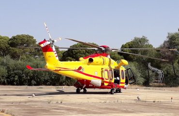 Elisoccorso elicottero ospedale Marino