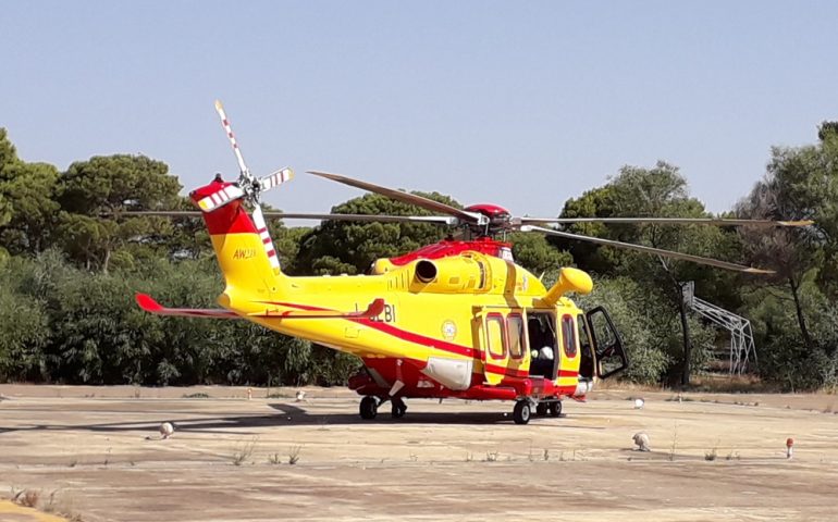 Elisoccorso elicottero ospedale Marino