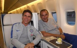 Gianfranco Zola e Maurizio Sarri al Chelsea insieme