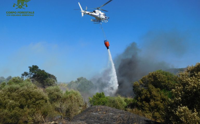 Incendio a Carbonia